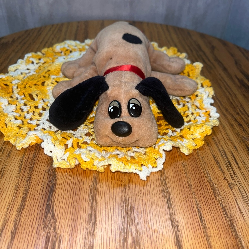 Vintage Pound Puppy, a popular toy from the 1980s 8 inch